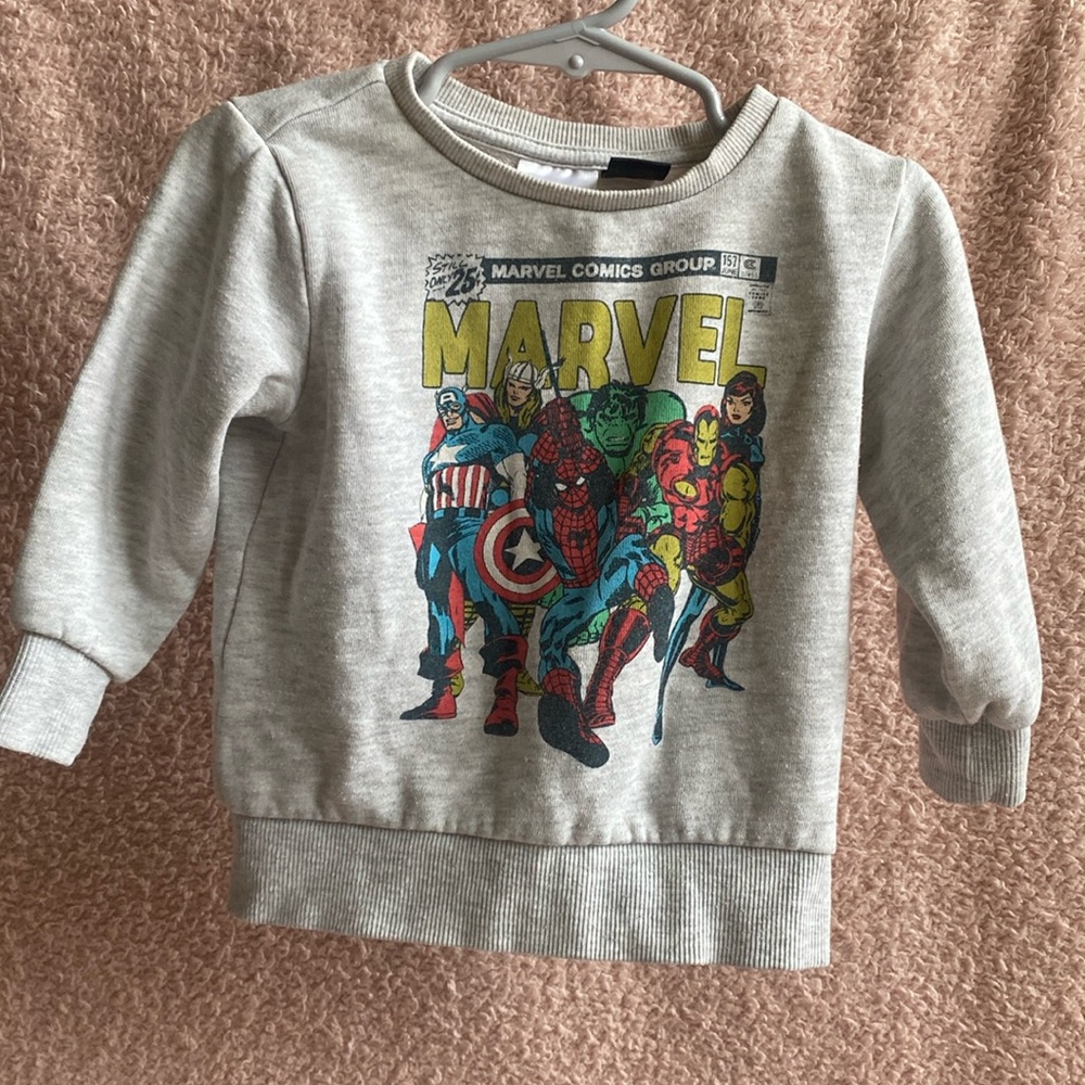“Marvel” baby sweater